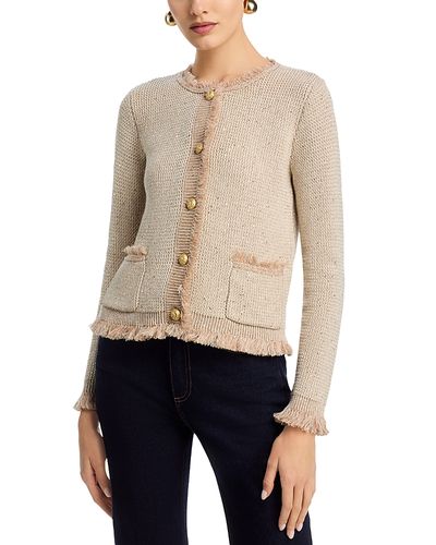 Kobi Halperin Kobi Halperin Kailey Metallic Knit Cardigan Sweater