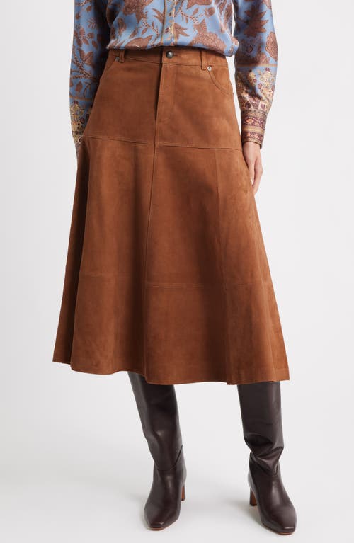 KOBI HALPERIN KOBI HALPERIN Matty Suede A-Line Skirt