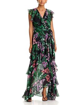 Kobi Halperin Kobi Halperin Miller Printed Ruffle Maxi Dress