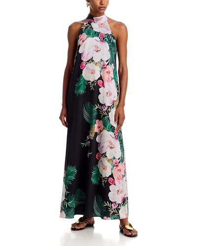 Kobi Halperin Kobi Halperin Misha Printed Halter Neck Maxi Dress