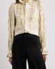 KOBI HALPERIN KOBI HALPERIN Niosha Metallic Tie Neck Top - 1