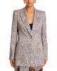Kobi Halperin Kobi Halperin Olive Printed One Button Jacket - 3