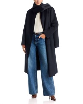 Kobi Halperin Kobi Halperin Olivia Wool Blend Coat with Scarf