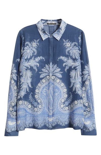 KOBI HALPERIN KOBI HALPERIN Paloma Print Cotton & Silk Shirt