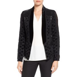 KOBI HALPERIN Kobi Halperin 'Pippa' Velvet & Lace Jacket