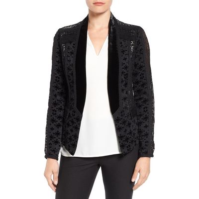 KOBI HALPERIN Kobi Halperin 'Pippa' Velvet & Lace Jacket