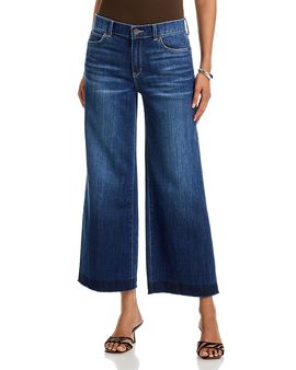 Kobi Halperin Kobi Halperin Rafaella High Rise Ankle Wide Leg Jeans in Medium Indigo