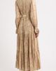 KOBI HALPERIN KOBI HALPERIN Rian Metallic Jacquard Tie Waist Long Sleeve Maxi Dress - 2