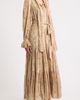 KOBI HALPERIN KOBI HALPERIN Rian Metallic Jacquard Tie Waist Long Sleeve Maxi Dress - 3