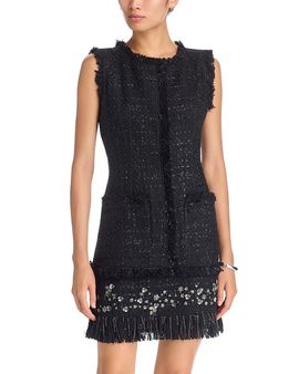 Kobi Halperin Kobi Halperin Rives Beaded Fringe Trim Dress