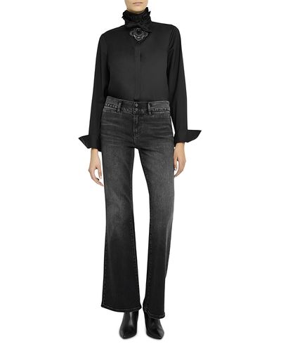 Kobi Halperin Kobi Halperin Rocco Ruffled Tie Neck Blouse