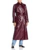 Kobi Halperin Kobi Halperin Rose Belted Faux Leather Trench Coat - 1