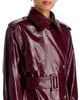Kobi Halperin Kobi Halperin Rose Belted Faux Leather Trench Coat - 6