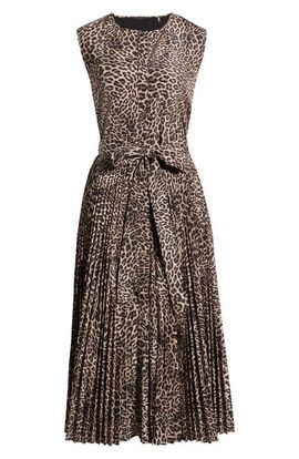 KOBI HALPERIN KOBI HALPERIN Stella Leopard Print Midi Dress