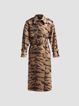 Kobi Halperin Kobi Halperin Women's Nicole Tiger Stripe Print Coat