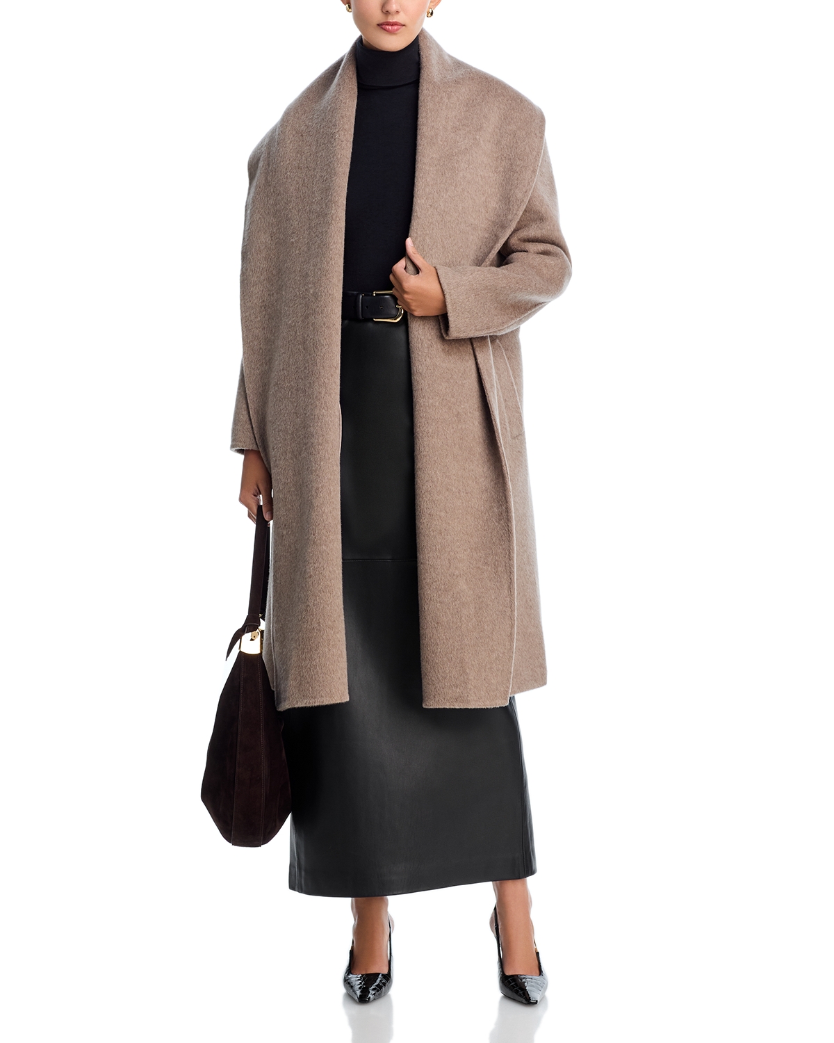 Kobi Halperin - Yael Wool Blend Belted Coat