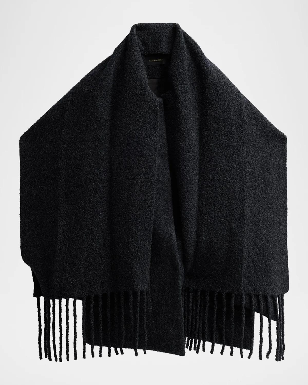 Kobi Halperin Leonie Boucle Coat with Scarf