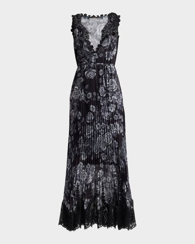 Kobi Halperin Liora Floral Tie-Waist Midi Dress