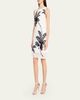 Kobi Halperin Maren Sleeveless Palm Leaf-Print Lace Dress - 4