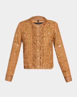 Kobi Halperin Marshall Embellished Tweed Jacket