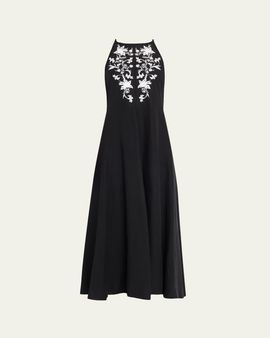 Kobi Halperin Regina Embroidered Maxi Dress