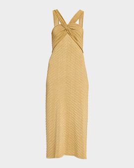 Kobi Halperin Talia Glitter Midi Dress