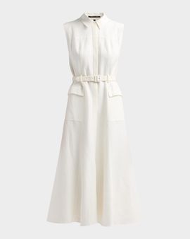 Kobi Halperin Tomi Belted Midi Shirtdress