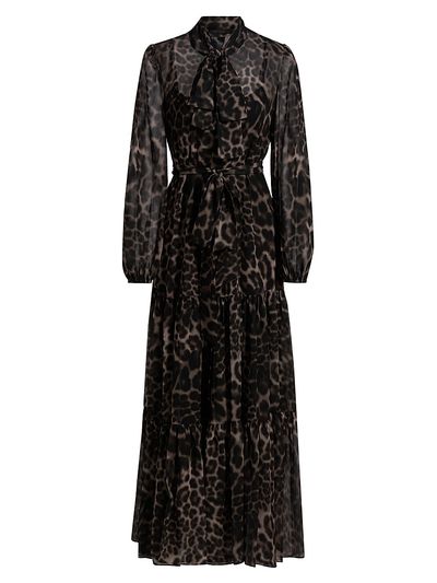 dark blue satin dress Ciao, Bella Tied Back Satin Maxi Dress Midnight Blue main image 0