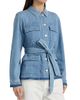 Kobi Halperin Women's Becca Tie-Waist Denim Utility Jacket - 4