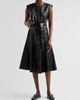 Kobi Halperin Women's Brenda Faux-Leather Tie-Waist Midi Dress - 2