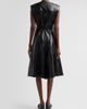 Kobi Halperin Women's Brenda Faux-Leather Tie-Waist Midi Dress - 3
