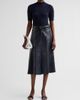Kobi Halperin Women's Ellen Faux-Leather Midi Skirt - 2