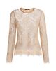 Kobi Halperin Women's Fallon Sheer Lace Blouse - 8