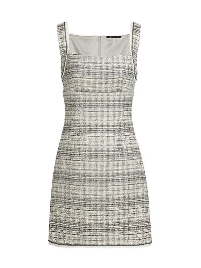 Kobi Halperin Women's Hallie Metallic Tweed Sleeveless Minidress
