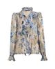Kobi Halperin Women's Josie Metallic Floral Ruffle Blouse - 1