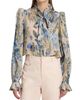 Kobi Halperin Women's Josie Metallic Floral Ruffle Blouse - 3