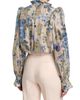 Kobi Halperin Women's Josie Metallic Floral Ruffle Blouse - 5