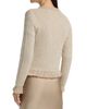 Kobi Halperin Women's Kailey Metallic-Knit Frayed Linen-Blend Cardigan - 5