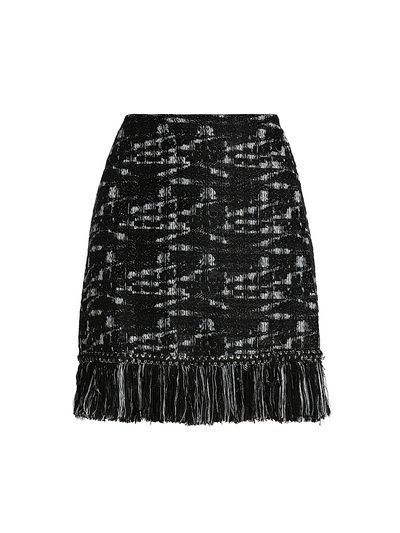 Kobi Halperin Women's Khan Tweed Miniskirt