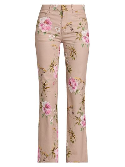 Kobi Halperin Women's Leigh Floral Cotton Twill Pants