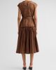 Kobi Halperin Women's Logan Pleated Drop-Waist Midi Dress - 3