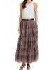 Kobi Halperin Women's Nicole Snakeskin Print Chiffon Maxi Skirt - 2