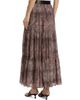Kobi Halperin Women's Nicole Snakeskin Print Chiffon Maxi Skirt - 5