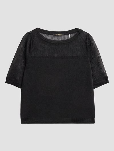 Kobi Halperin Women's Romi Mesh-Yoke Sweater