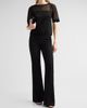 Kobi Halperin Women's Romi Mesh-Yoke Sweater - 2