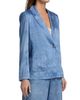 Kobi Halperin Women's Veronica Denim-Printed Satin Blazer - 4