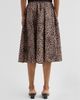 Kobi Halperin Women's Violet Leopard Linen-Blend Midi Skirt - 3