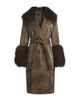Kobi Halperin Women's Viv Shearling-Trimmed Belted Coat - 1