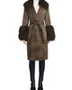 Kobi Halperin Women's Viv Shearling-Trimmed Belted Coat - 3