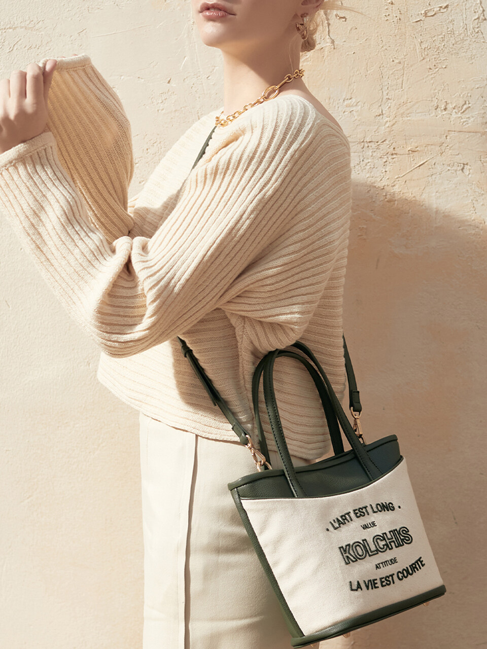 KOLCHIS Kari Tote Bag - Green